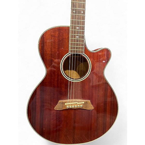 Used Takamine EF108K NATURAL Acoustic Electric Guitar