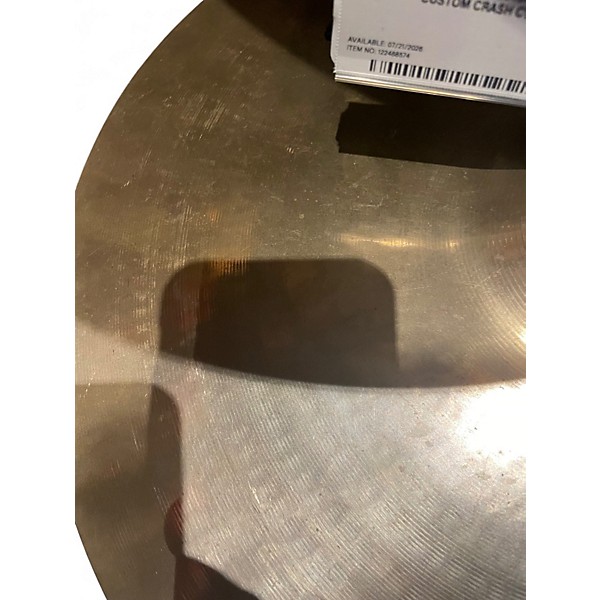 Used Zildjian 16in A Custom Crash Cymbal