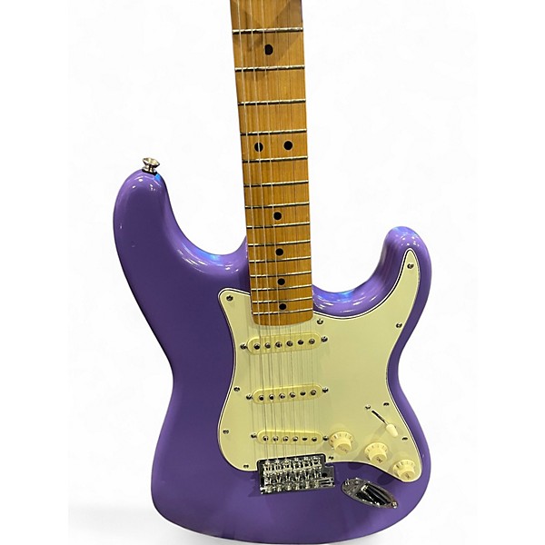 Used Fender Standard Stratocaster Purple Solid Body Electric Guitar