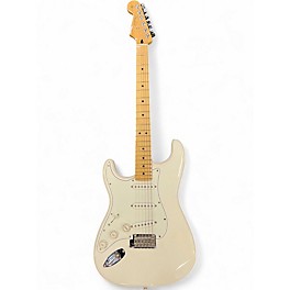 Used Fender Player Stratocaster Olympic White Solid Body Electric Guitar
