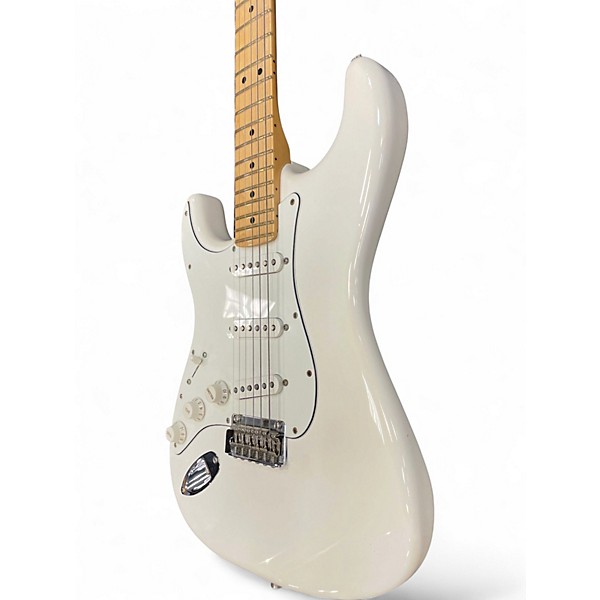 Used Fender Player Stratocaster Olympic White Solid Body Electric Guitar