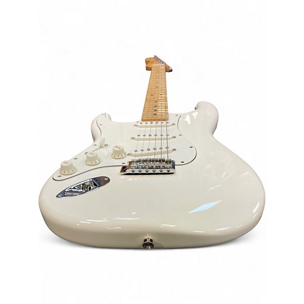 Used Fender Player Stratocaster Olympic White Solid Body Electric Guitar