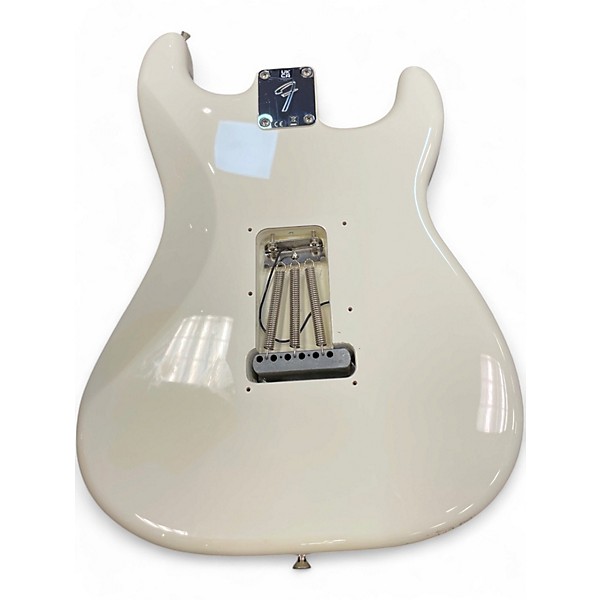 Used Fender Player Stratocaster Olympic White Solid Body Electric Guitar