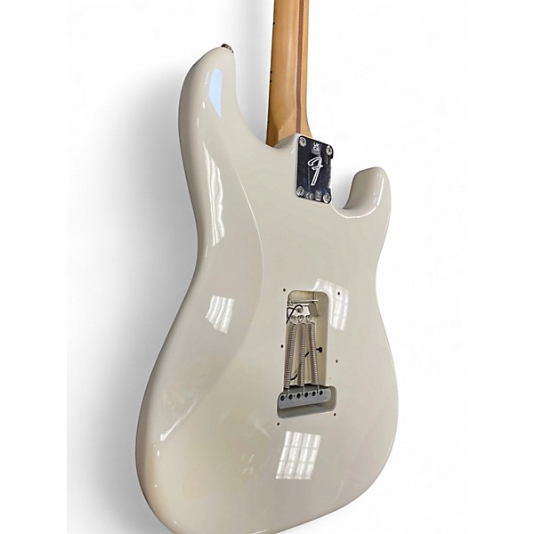Used Fender Player Stratocaster Olympic White Solid Body Electric Guitar
