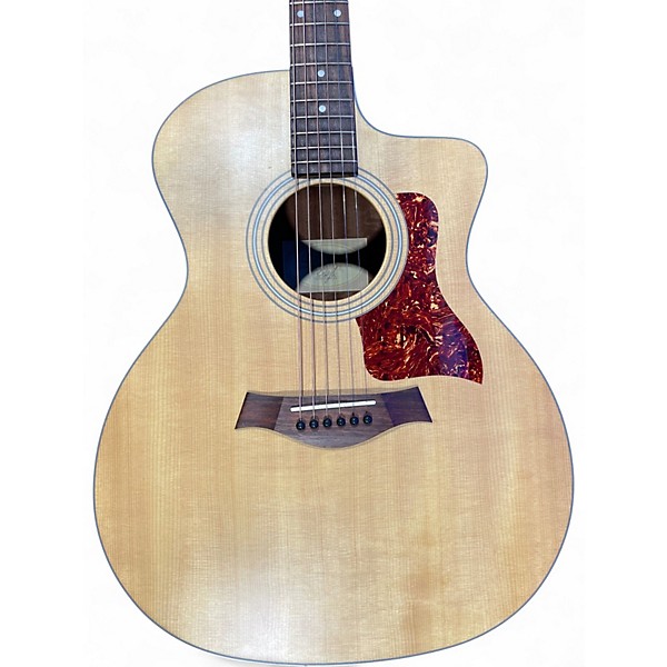 Used Taylor 214CE Natural Acoustic Electric Guitar