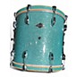 Used Pearl 3 Piece MASTERS BCX Turquoise Glass Drum Kit