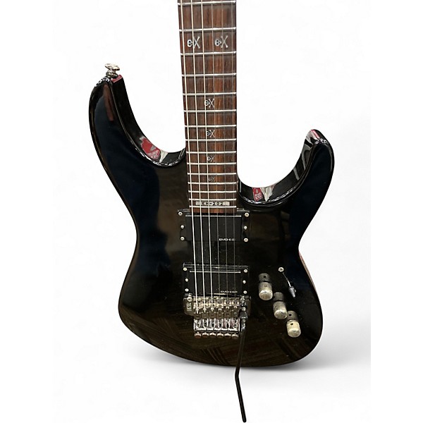 Used ESP KH202 Kirk Hammett Signature Black Solid Body Electric Guitar