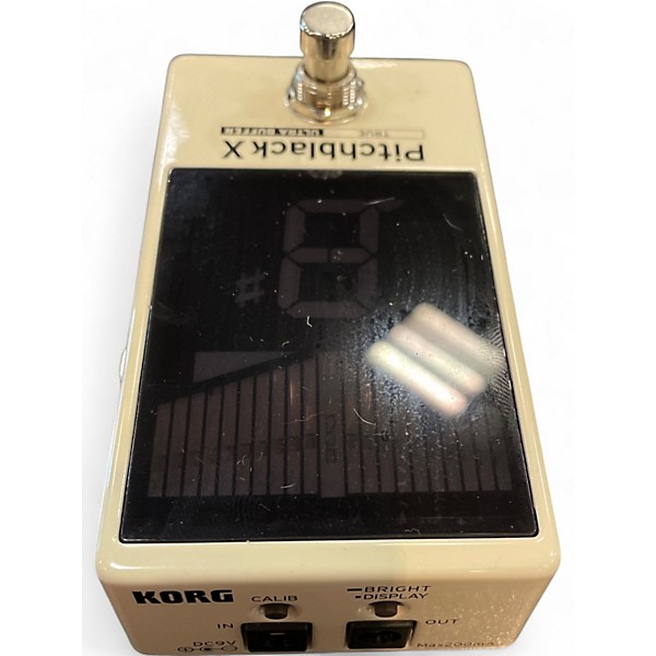 Used KORG PB01 Pitchblack Chromatic Tuner Pedal