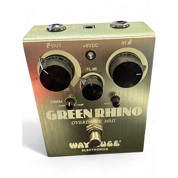 Used Way Huge Electronics WHE202 Green Rhino Overdrive Effect Pedal