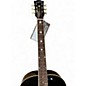 Used Epiphone inspired by gibson j180 Black Acoustic Electric Guitar