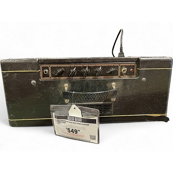 Used VOX AC10 10W 1x10 Tube Guitar Combo Amp