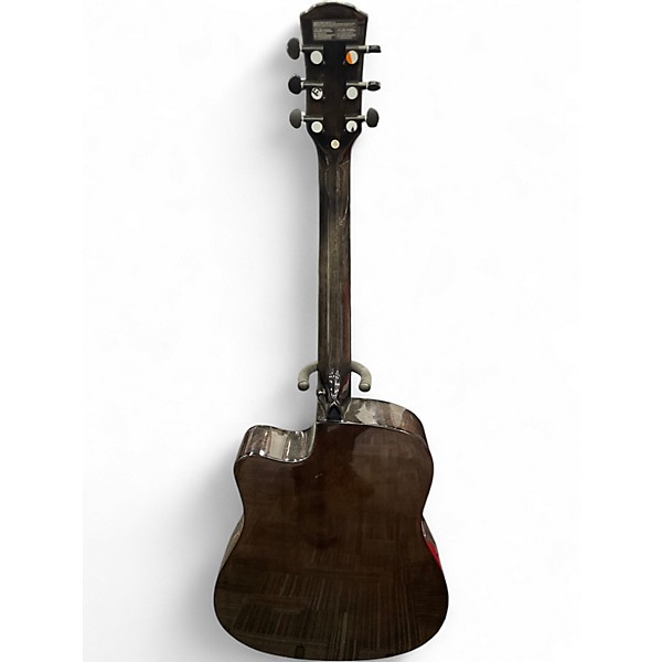 Used Donner EC1760 Trans Black Acoustic Guitar