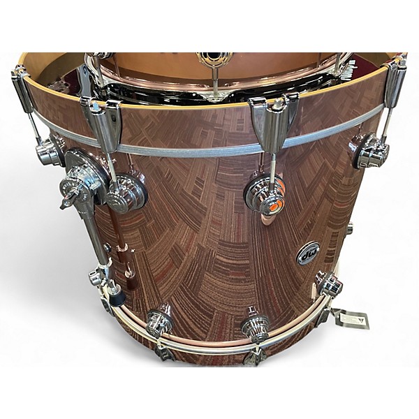 Used DW 4 Piece Collector's Series rose copper Drum Kit