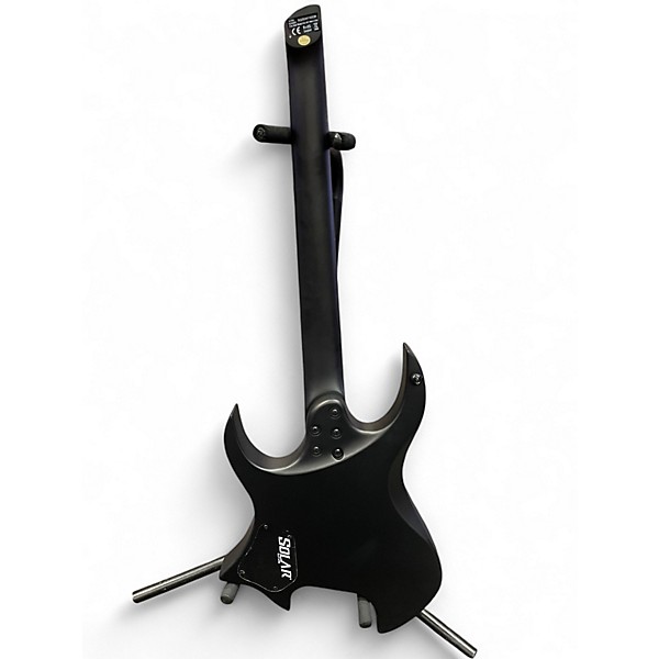 Used Solar Guitars H2.6C SATIN BLACK Solid Body Electric Guitar