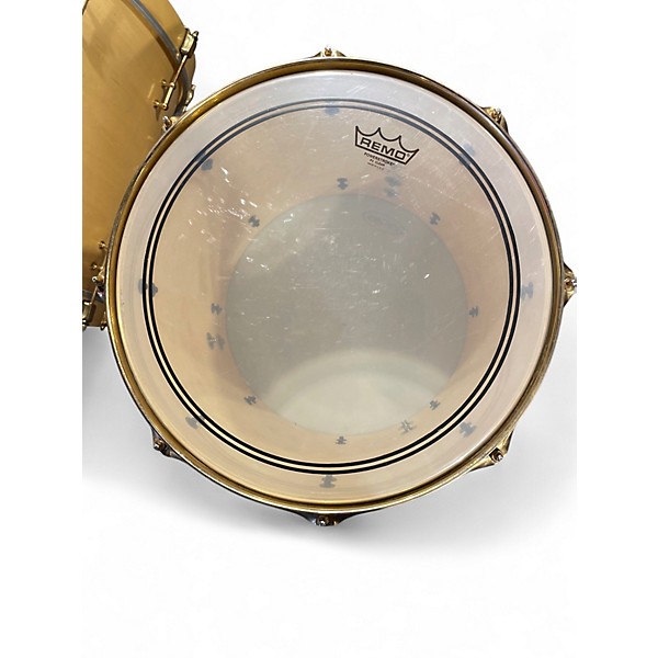 Used Pork Pie USA 3 Piece CUSTOM Natural Drum Kit