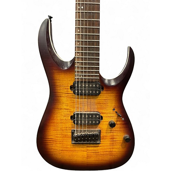 Used Ibanez RGA742 3 Color Sunburst Solid Body Electric Guitar 3