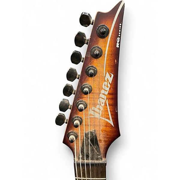 Used Ibanez RGA742 3 Color Sunburst Solid Body Electric Guitar 3