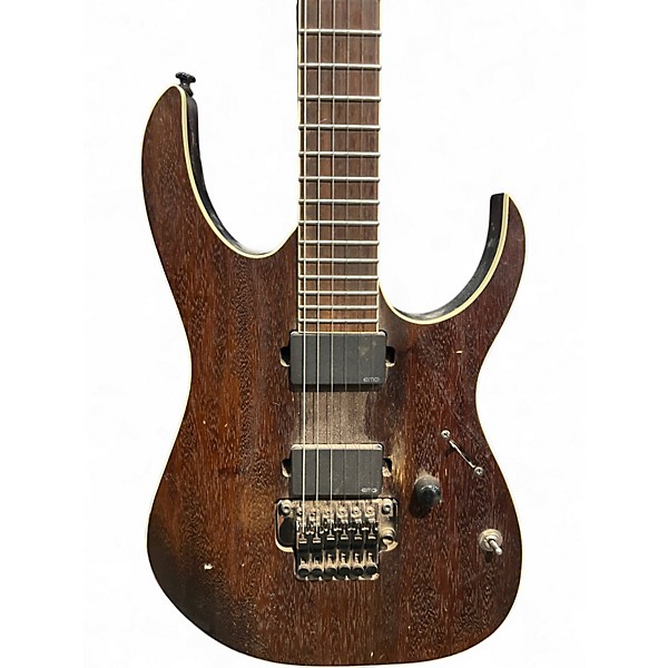 Used Ibanez Iron Label RGIR20BE Walnut Natural Solid Body Electric Guitar
