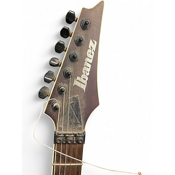 Used Ibanez Iron Label RGIR20BE Walnut Natural Solid Body Electric Guitar
