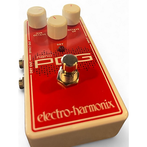 Used Electro-Harmonix Nano POG Polyphonic Octave Generator Effect Pedal