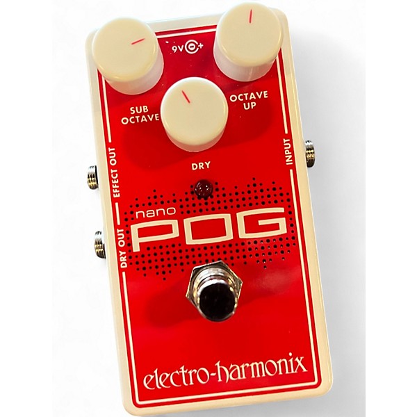 Used Electro-Harmonix Nano POG Polyphonic Octave Generator Effect Pedal