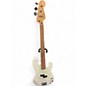 Used Fender Player Precision Bass Polar White Electric Bass Guitar thumbnail
