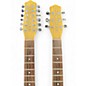 Used 2000s Danelectro 12/6 Doubleneck Blue Hollow Body Electric Guitar