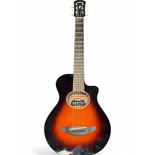 Used Yamaha APXT2 2 Tone Sunburst Acoustic Electric Guitar