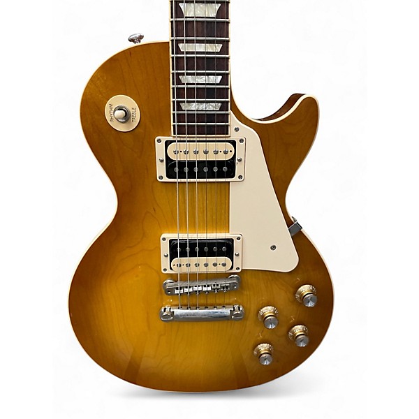 Used 2020 Gibson Les Paul Classic Honey Burst Solid Body Electric Guitar