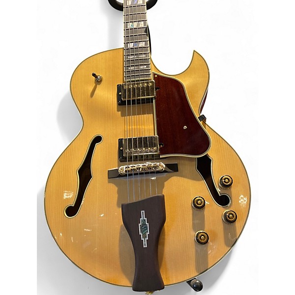 Used Ibanez LGB30 George Benson Signature Natural Hollow Body Electric Guitar
