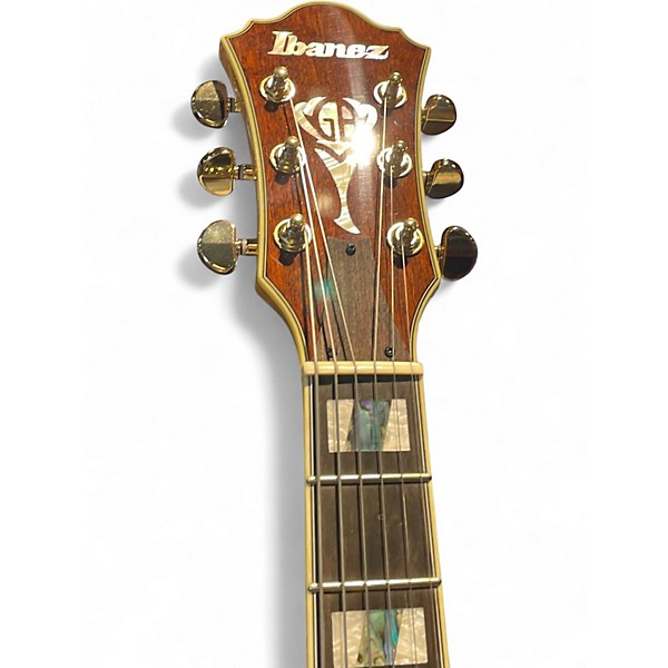 Used Ibanez LGB30 George Benson Signature Natural Hollow Body Electric Guitar
