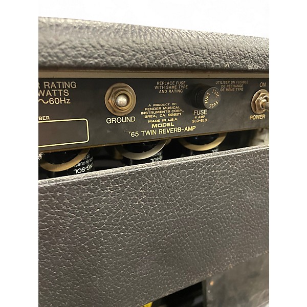 Used 1991 Fender 1965 Reissue Twin Reverb 85W 2x12 Tube Guitar Combo Amp