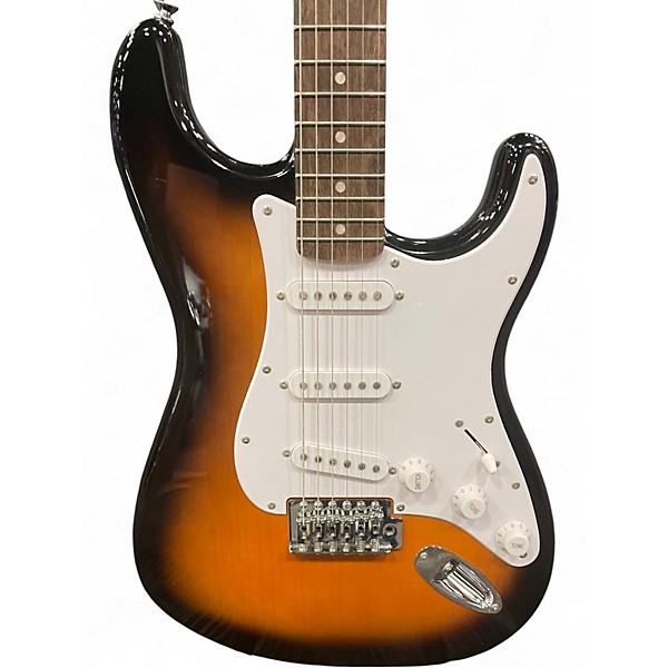 Used Squier Affinity Stratocaster 2 Color Sunburst Solid Body Electric Guitar