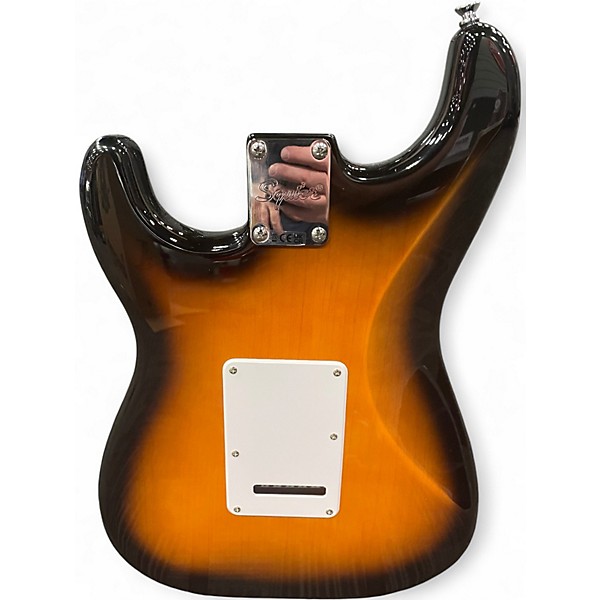 Used Squier Affinity Stratocaster 2 Color Sunburst Solid Body Electric Guitar