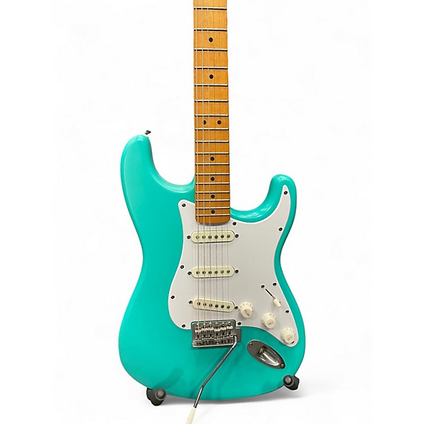 Used Squier 40TH ANNIVERSARY STRATOCASTER Seafoam Green Solid Body Electric Guitar