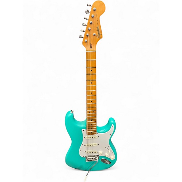 Used Squier 40TH ANNIVERSARY STRATOCASTER Seafoam Green Solid Body Electric Guitar