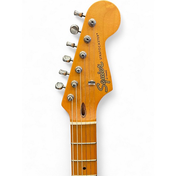 Used Squier 40TH ANNIVERSARY STRATOCASTER Seafoam Green Solid Body Electric Guitar