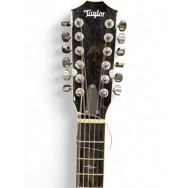 Used Taylor 858e Natural 12 String Acoustic Electric Guitar
