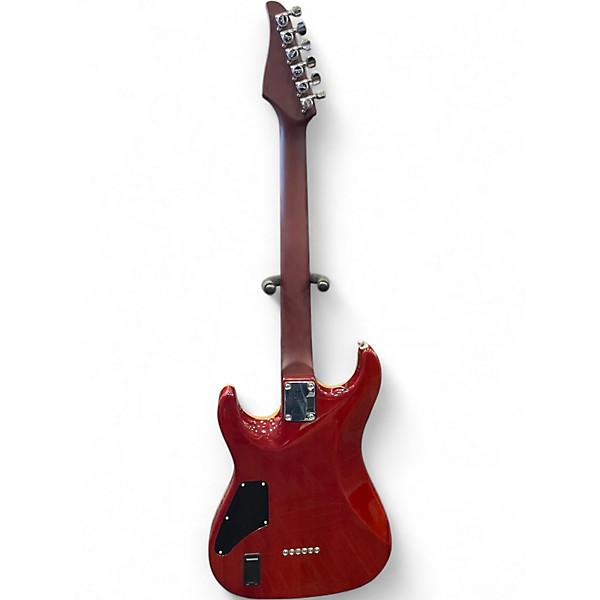 Used Suhr Standard Carve Top Custom Capri Orange Solid Body Electric Guitar