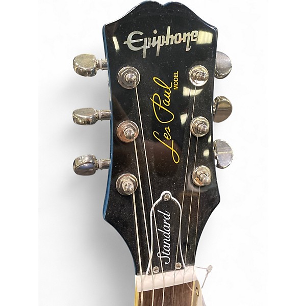 Used Epiphone Les Paul Standard Blue Solid Body Electric Guitar