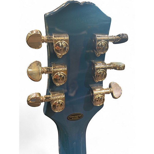Used Epiphone Les Paul Standard Blue Solid Body Electric Guitar