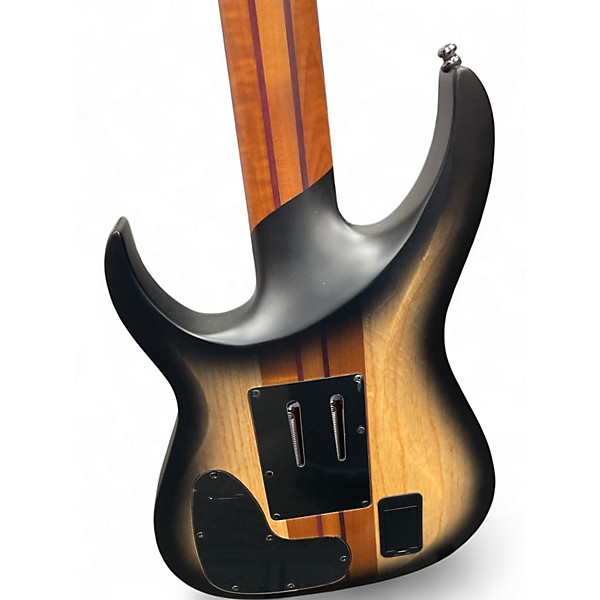 Used Schecter Guitar Research Banshee Mach 7 Brown Sunburst Solid Body Electric Guitar