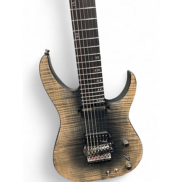 Used Schecter Guitar Research Banshee Mach 7 Brown Sunburst Solid Body Electric Guitar