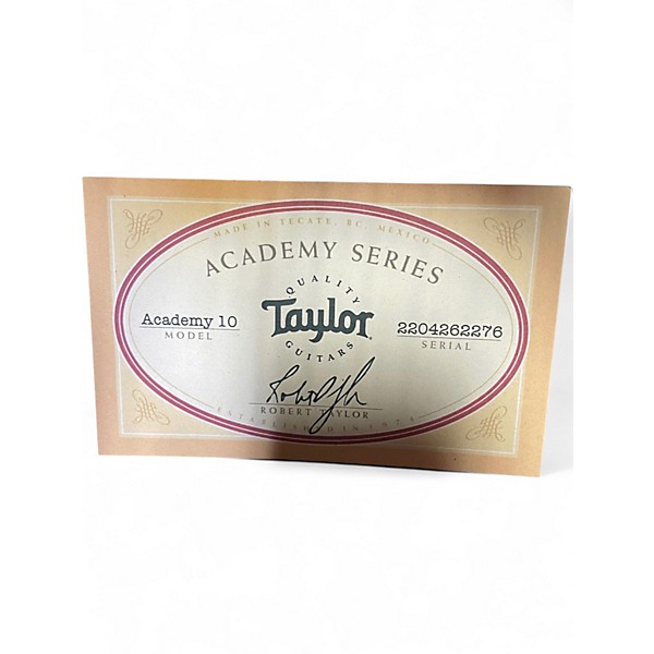 Used Taylor Academy 10 Natural Acoustic Guitar