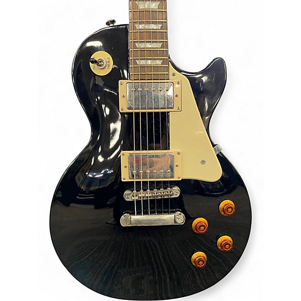 Used Epiphone Les Paul Custom Black Solid Body Electric Guitar