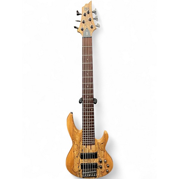 Used ESP LTD B206SM 6 String Spalted Maple Electric Bass Guitar