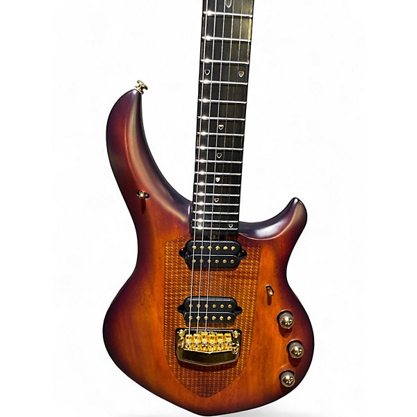 Used Ernie Ball Music Man John Petrucci Signature Artisan Majesty 6 Marrone Solid Body Electric Guitar
