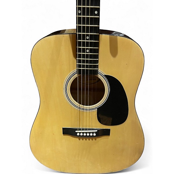 Used Squier fender Natural Acoustic Guitar