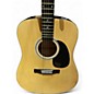 Used Squier fender Natural Acoustic Guitar