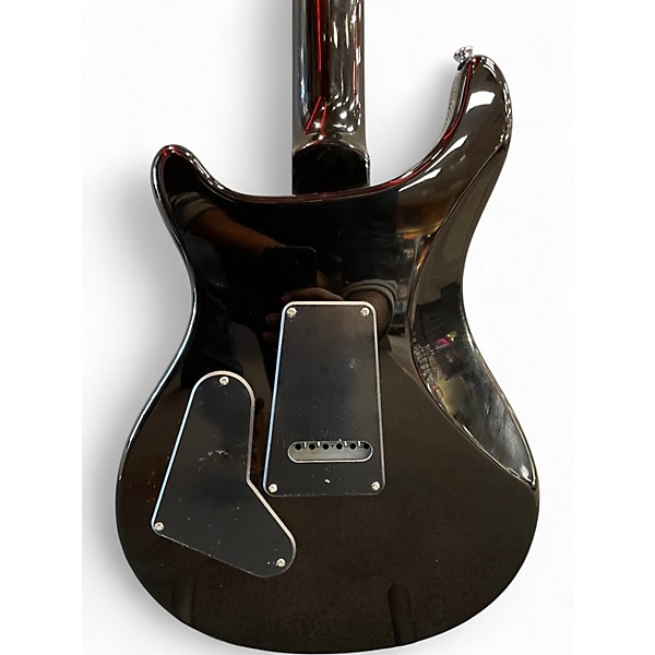 Used PRS SE Custom 24 Black Gold Sunburst Solid Body Electric Guitar